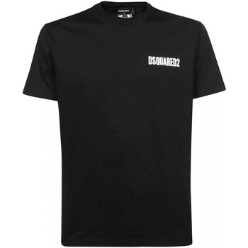 textil Hombre Camisetas manga corta Dsquared S74GD0903 - Hombres Negro