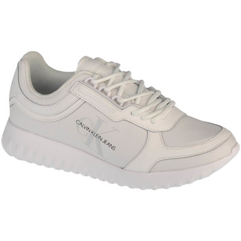 Zapatos Mujer Zapatillas bajas Calvin Klein Jeans Runner Laceup Blanco