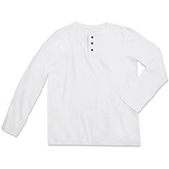 textil Hombre Camisetas manga larga Stedman Stars  Blanco