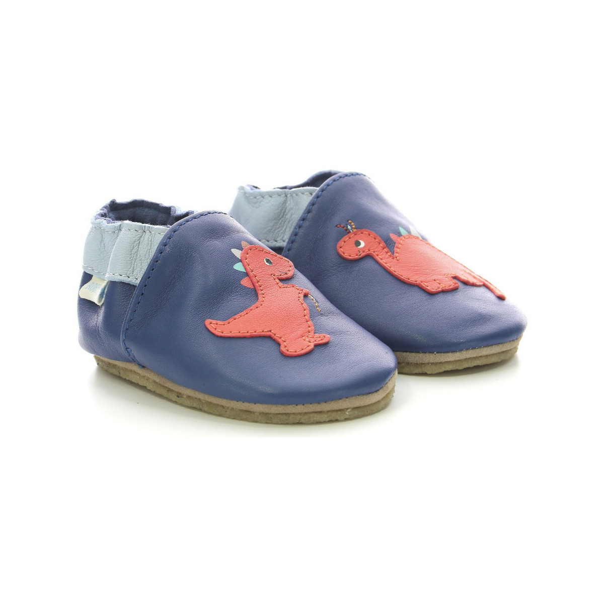 Zapatos Niño Pantuflas para bebé Robeez Dino Time Azul