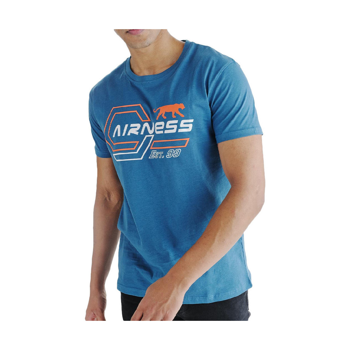 textil Hombre Tops y Camisetas Airness  Azul
