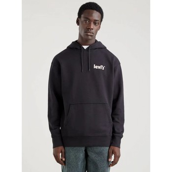 textil Hombre Sudaderas Levi's 38479 0088 - T2 RELAXED HOOD-POSTER INTL Negro