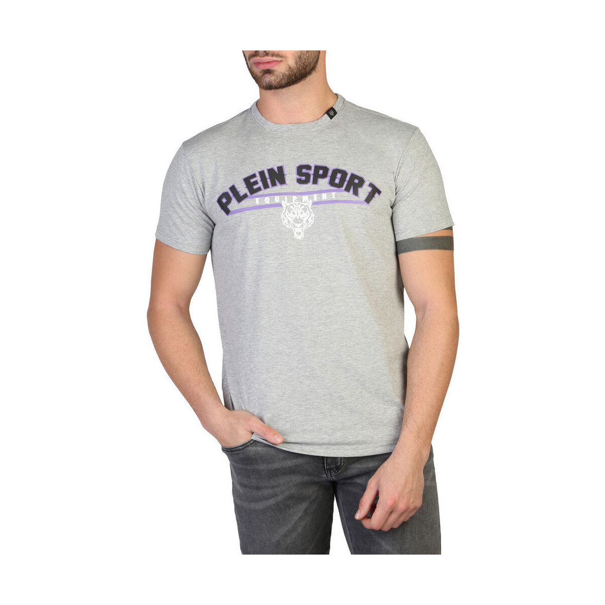 textil Hombre Tops y Camisetas Philipp Plein Sport - tips114tn Gris