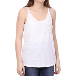 textil Mujer Camisetas sin mangas Vans  Blanco