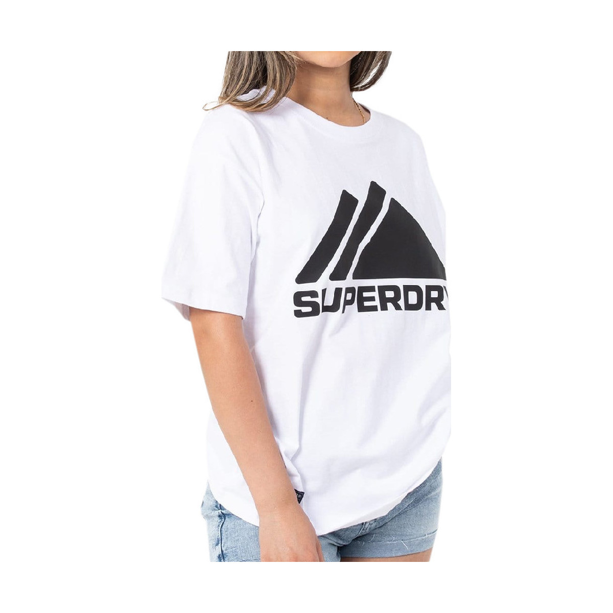 textil Mujer Tops y Camisetas Superdry  Blanco