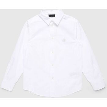 textil Niño Camisas manga larga Diesel 00J4QM KXB25 CSBILL-K100 WHITE Blanco
