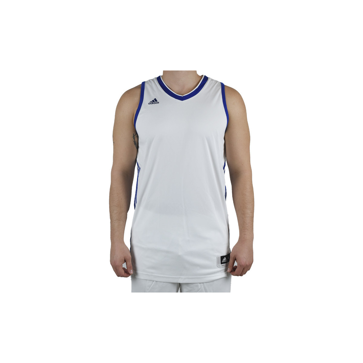 textil Hombre Camisetas manga corta adidas Originals adidas E Kit JSY 3.0 Blanco