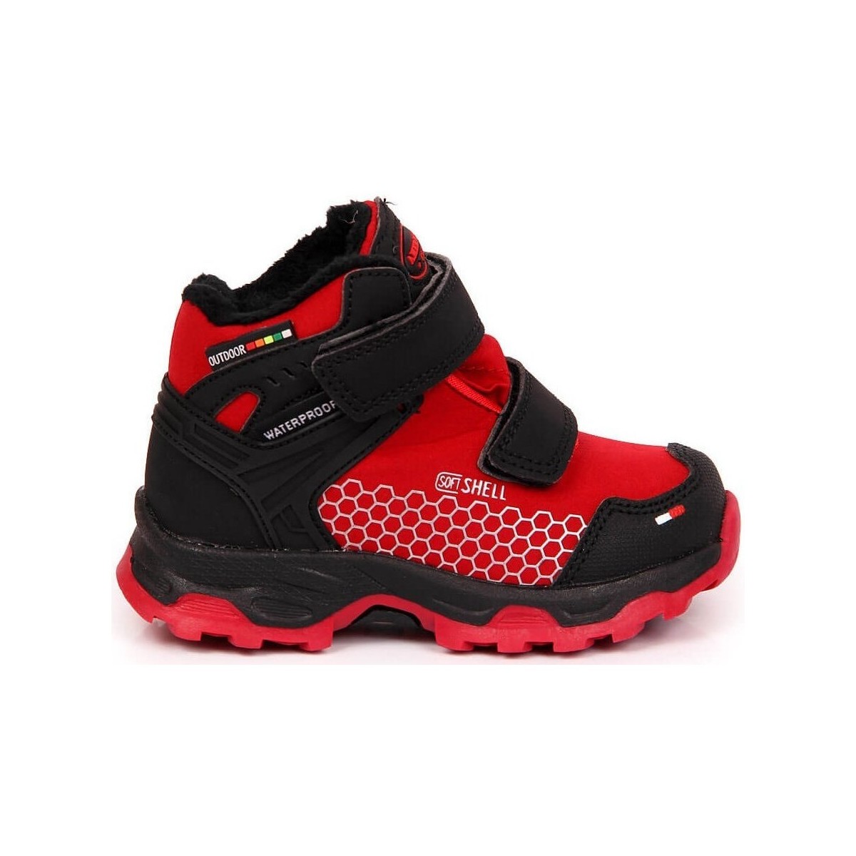 Zapatos Niños Botas de caña baja American Club AM853D Rojo