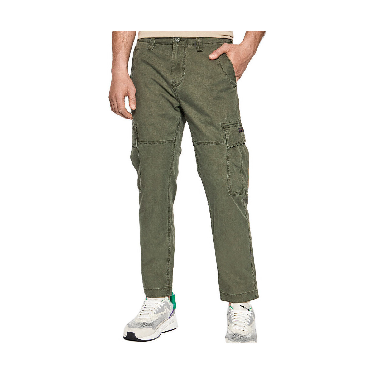 textil Hombre Pantalones Superdry  Verde