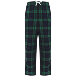textil Niños Pijama Sf Minni Tartan Verde
