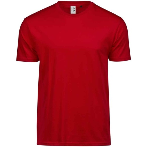 textil Hombre Camisetas manga larga Tee Jays TJ1100 Rojo