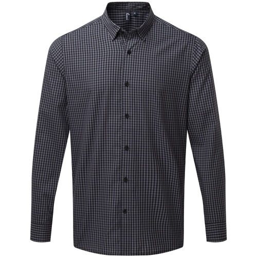 textil Hombre Camisas manga larga Premier PR252 Negro
