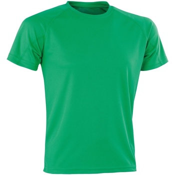 textil Camisetas manga larga Spiro Aircool Verde