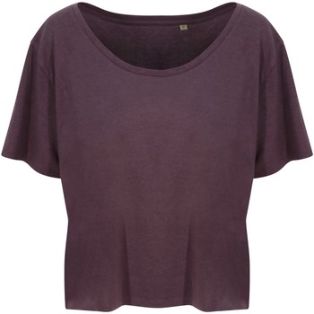 textil Mujer Camisetas manga larga Ecologie EA02F Violeta