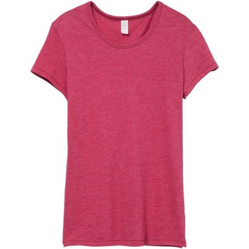 textil Mujer Camisetas manga larga Alternative Apparel AT006 Rojo