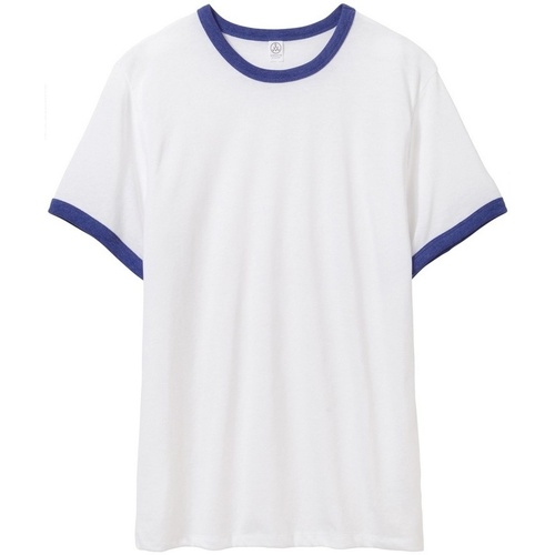 textil Hombre Camisetas manga larga Alternative Apparel AT013 Blanco