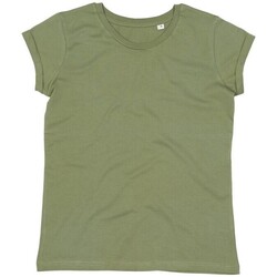 textil Mujer Camisetas manga corta Mantis M81 Verde