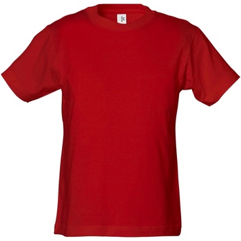 textil Niño Camisetas manga corta Tee Jays Power Rojo