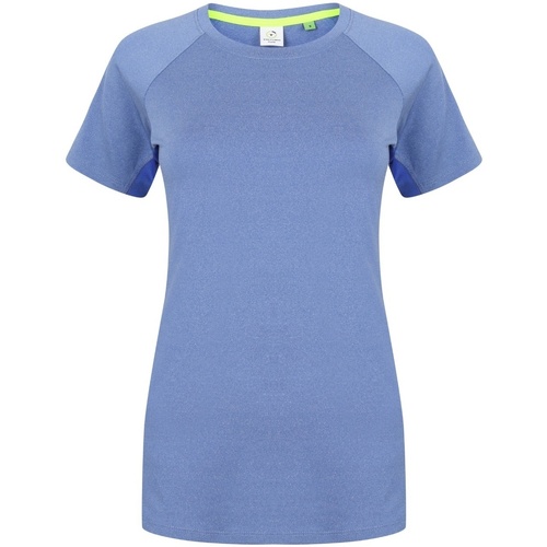 textil Mujer Camisetas manga corta Tombo Teamsport Slim Fit Azul