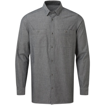textil Hombre Camisas manga larga Premier PR247 Gris