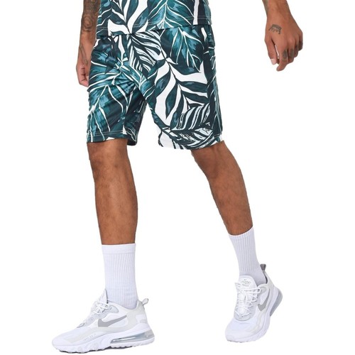textil Shorts / Bermudas Project X Paris Pantalon  de Hojas Exoticas Verde Blanco