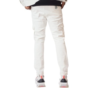 Project X Paris Pantalon  con Bolsillo Transparente Blanco Blanco