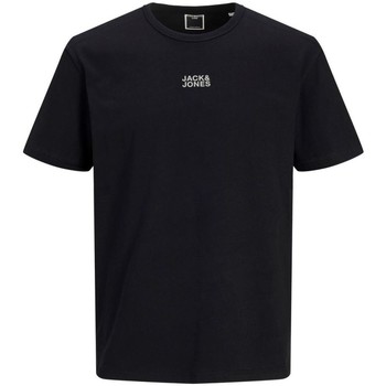 textil Niño Tops y Camisetas Jack & Jones 12195179 CLASSIC TEE-BLACK Negro