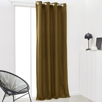 Casa Cortinas / persianas Today Rideau Isolant 140/240 Polyester TODAY Essential Bronze Bronce