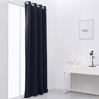 Casa Cortinas / persianas Today Rideau Occultant 140/240 Polyester TODAY Essential Navy Navy