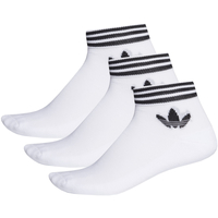 Ropa interior Calcetines de deporte adidas Originals adidas Trefoil Ankle Socks 3 Pairs Blanco