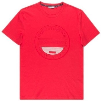 textil Hombre Camisetas manga corta Antony Morato Tshirt Męski Super Slim Fit Pepper Rojo