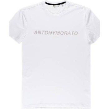 textil Hombre Camisetas manga corta Antony Morato MMKS019311000 Blanco