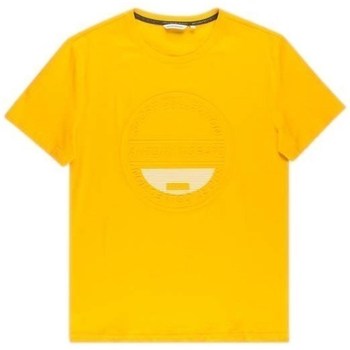textil Hombre Camisetas manga corta Antony Morato Tshirt Męski Super Slim Fit Gold Amarillo
