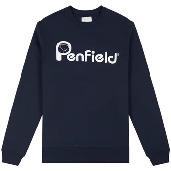 textil Hombre Sudaderas Penfield Sweatshirt  Bear Chest Print Azul
