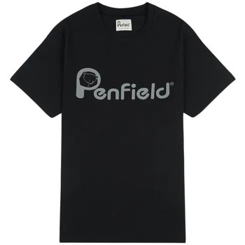 textil Hombre Camisetas manga corta Penfield T-shirt  Bear Chest Negro