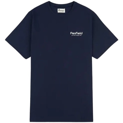 textil Hombre Camisetas manga corta Penfield T-shirt  Hudson Script Azul