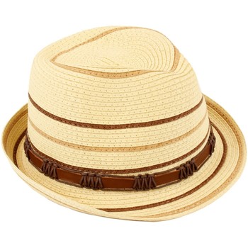 Accesorios textil Mujer Sombrero Eferri Sombrero fedora Cercal Natural