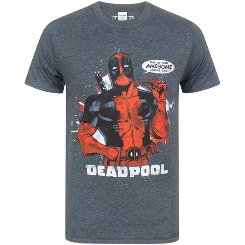 textil Hombre Camisetas manga larga Deadpool NS5278 Multicolor