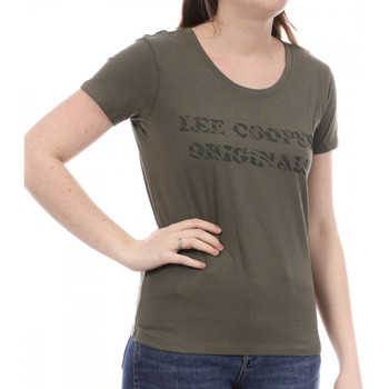 textil Mujer Camisetas manga corta Lee Cooper  Verde