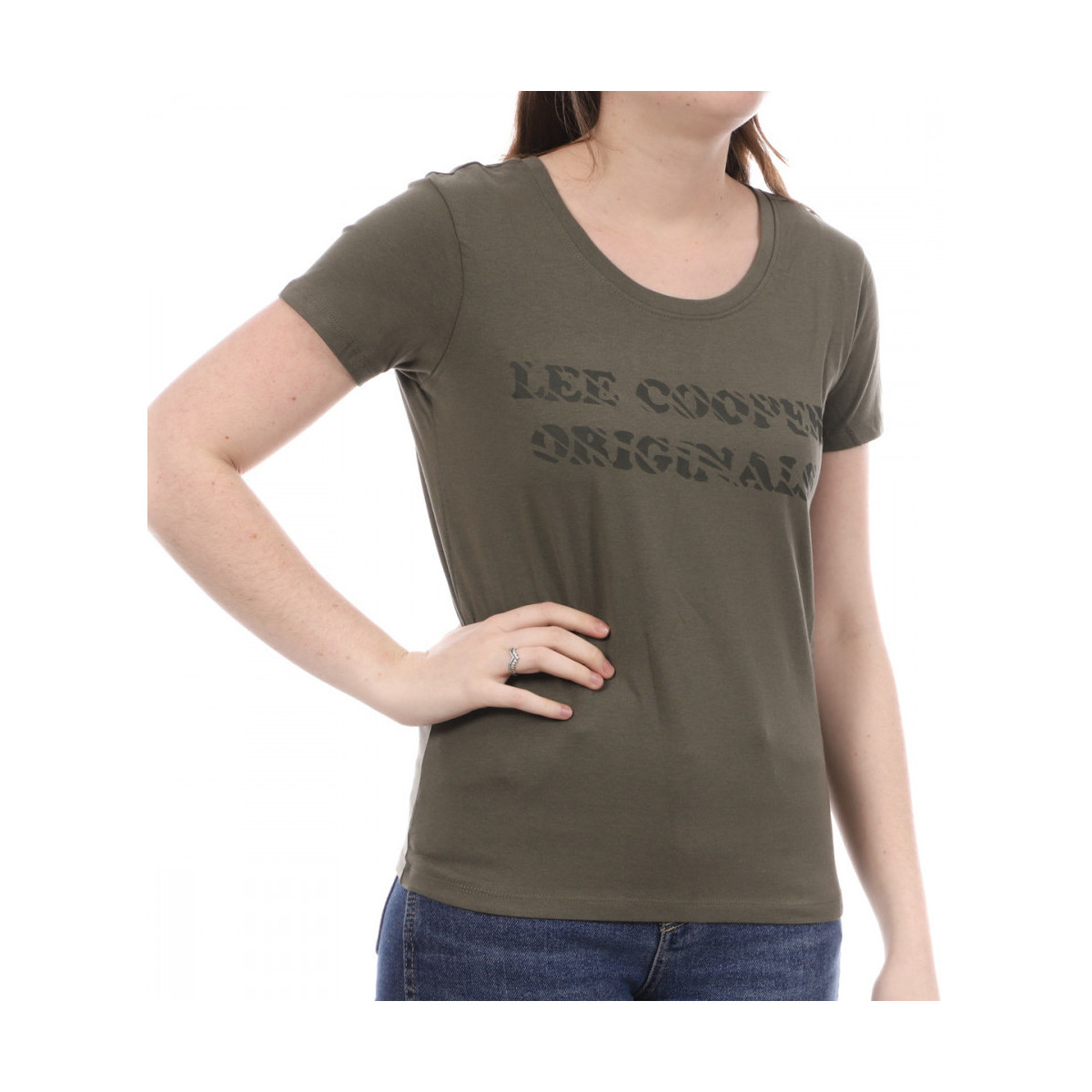 textil Mujer Tops y Camisetas Lee Cooper  Verde