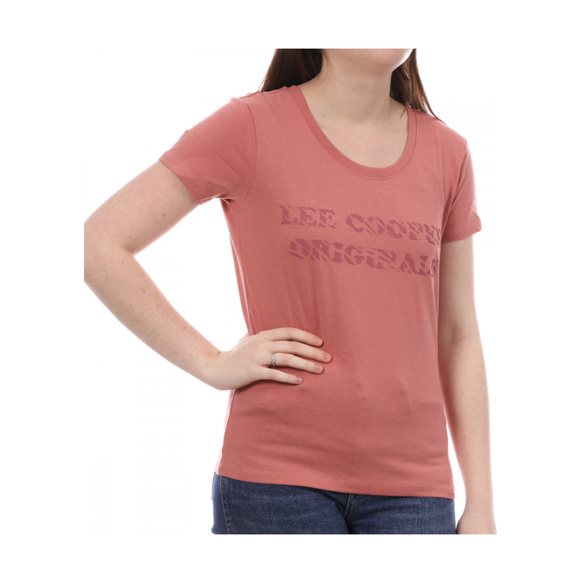textil Mujer Tops y Camisetas Lee Cooper  Rosa