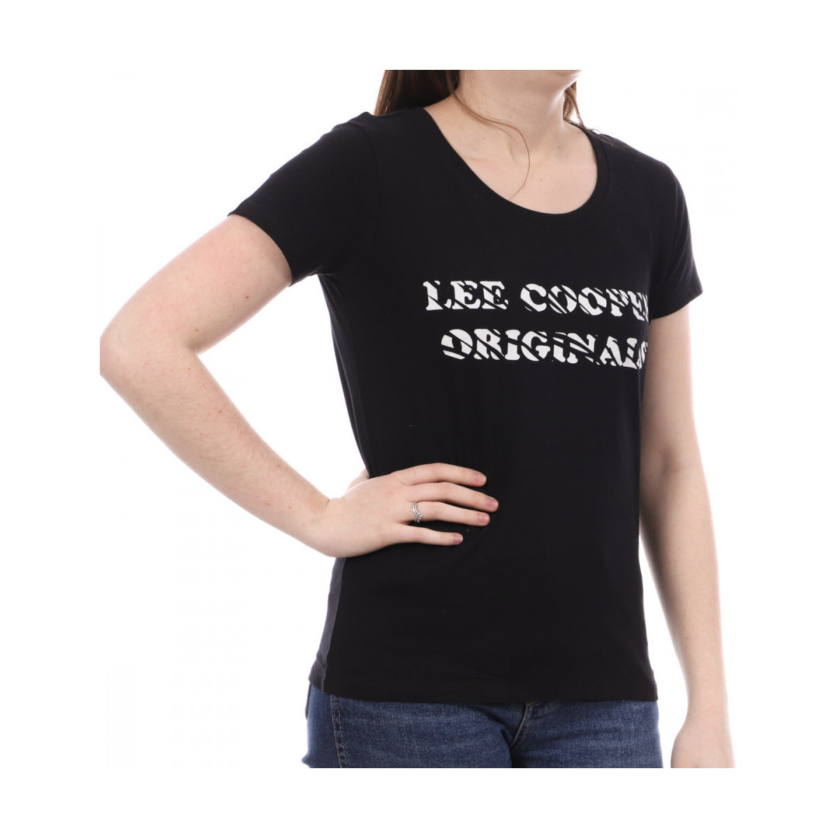 textil Mujer Tops y Camisetas Lee Cooper  Negro