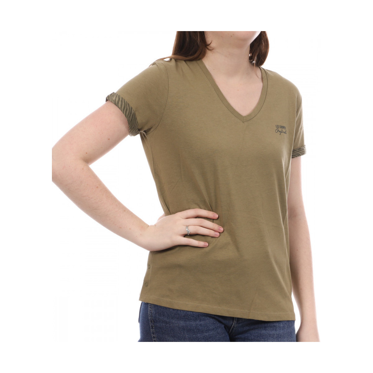 textil Mujer Tops y Camisetas Lee Cooper  Verde