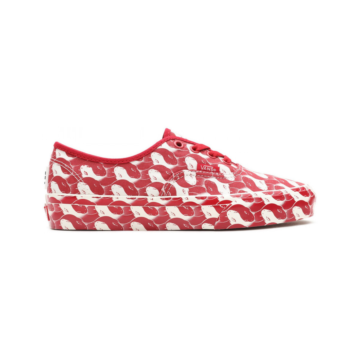 Zapatos Hombre Zapatos de skate Vans Authentic Rojo