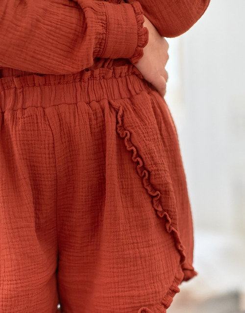 textil Mujer Shorts / Bermudas Céleste LISA Terracota
