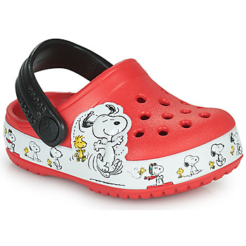 Zapatos Niños Zuecos (Clogs) Crocs FUNLAB SNOOPY WOODSTOCK CLOG T Rojo / Snoopy