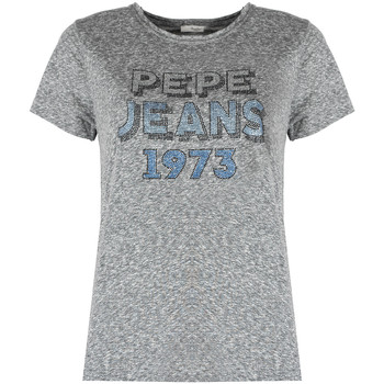 textil Mujer Camisetas manga corta Pepe jeans PL504817 | Bibiana Gris