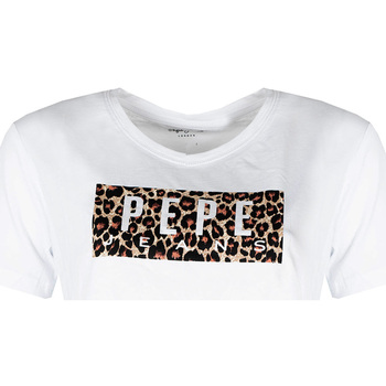 textil Mujer Camisetas manga corta Pepe jeans PL504996 | Cristinas Blanco