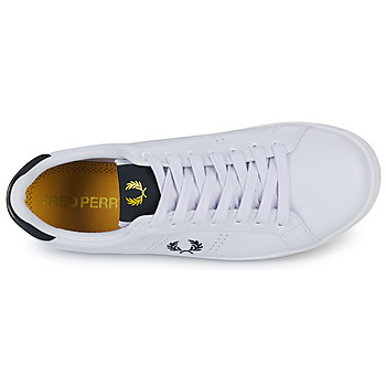 Fred Perry B721 LEATHER Blanco / Marino