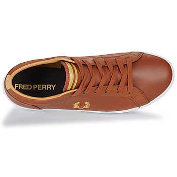 Fred Perry BASELINE LEATHER Marrón